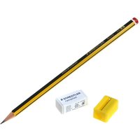 Staedtler Noris HB Pencils With Eraser And Sharpener