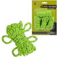 Summit High-Visibility Guy Ropes - Pack Of 4