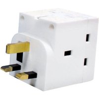 Connect It Connect-It 3 Way 13amp Wall Adaptor