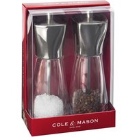 Cole & Mason Rye Stainless Steel Top Salt & Pepper Mills