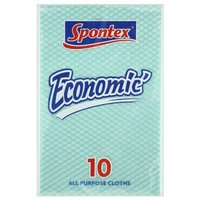 Spontex Economic All-Purpose Cloths - Pack Of 10