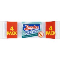 Spontex Non-Scratch Washups - Pack Of 4