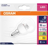 Osram LED Star Globe 25W Clear Small Edison Screw Bulb