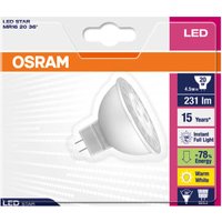 Osram LED Star GU5.3 20W Reflector Bulb Blister Pack