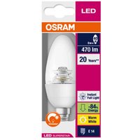 Osram LED Star Candle 40w Clear Small Edison Screw Cap Dimmable