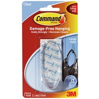 Kingfisher 3M Command Large Clear Hanging Hook