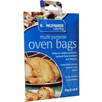 Kingfisher Multi-Purpose Oven Bags Pack Of 8