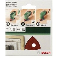 Bosch 6 Piece Mixed Grit Sanding Sheets For PMF Allrounder
