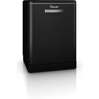 Swan SDW7040BN Retro Full Size Under Counter Dishwasher In Black