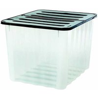 Strata Supa Nova Plastic Storage Box With Lid 75L
