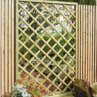 Grange Fencing Garden Mirror Lattice Screen