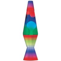 14.5-Inch Colormax Lava Lamp Rainbow