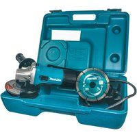 Makita 115mm Angle Grinder In Carry Case With Diamond Blade