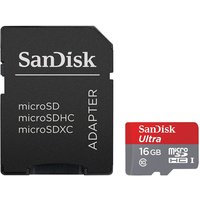 SanDisk 16GB MicroSD & Adapter Class 10
