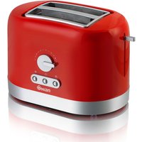 Swan 2 Slice Toaster - Red