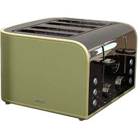 Swan Retro 4 Slice Toaster - Green