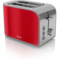 Swan Retro 2 Slice Toaster - Red