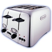 Delonghi De'Longhi Argento 4-Slice Toaster - Chrome