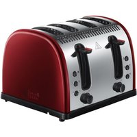Russell Hobbs Legacy 4-Slice Toaster - Metallic Red
