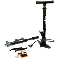 Rolson 2-Piece Bicycle Pump And Repair Kit