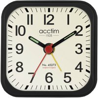 Acctim Maldon Mini Alarm Clock - Black