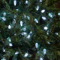 Robert Dyas Christmas 80 White Multi-Action LED Pine Cone Indoor & Outdoor Lights