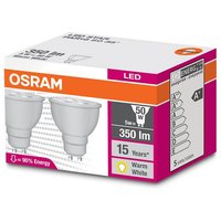 Osram LED Star 50W GU10 Bulbs - Pack Of 2