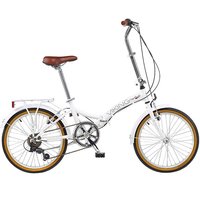 Viking Easy Street 20" Wheel Folding Bike - White - Discontinued