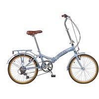 Viking Easy Street 20-Inch Wheel Folding Bike - Silver