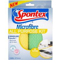 Spontex Microfibre All-Purpose Kit