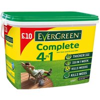 Evergreen Complete 4-in-1 Lawn Feed, Weed & Moss Killer
