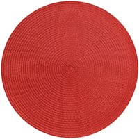 IStyle Round Woven Placemat - Red