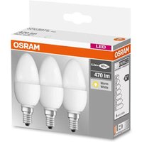 Osram LED Candle 40W SES Lightbulbs - Pack Of 3