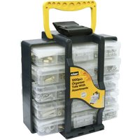 Rolson 1000-Piece Nuts And Bolts Selection In Storage Tote Box