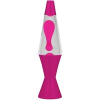 LavaLamp Classic 17" Designer Lava Lamp - Pink/Clear With Pink Base