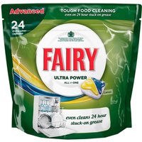 Fairy All-in-One Lemon Dishwasher Tablets - 24 Pack
