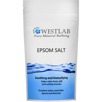 Westlab Epsom Salts Bath Salt - 1KG Resealable Bag