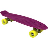 Charles Bentley 22" Retro Cruiser Mini Plastic Skateboard Purple