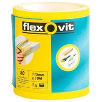 Flexovit 80 Grit Abrasive Roll (L)50m (W)115mm