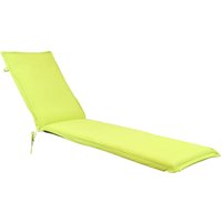 Charles Bentley Garden Sun Lounger Cushions - Green