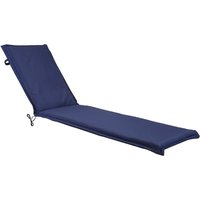 Charles Bentley Garden Sun Lounger Cushions - Blue