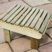 Zest4Leisure Wooden Lily Foot Stool