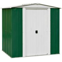 6X5 Greenvale Apex Metal Shed With Assembly Service