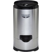 White Knight 28009S Gravity Drain Spin Dryer - Stainless Steel