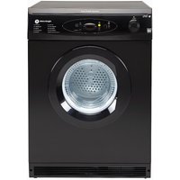 White Knight C86A7B 7kg Reverse Action Multifunction Vented Tumble Dryer - Black
