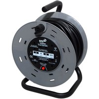 SMJ 25m Heavy Duty Cable Reel With Thermal Cutout