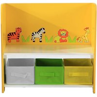 Charles Bentley Kids Jungle Safari Storage Unit With 3 Boxes