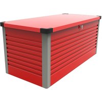 Trimetals Large Metal Patio Storage Box - Red