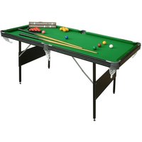 Mightymast Crucible 6ft 2-in-1 Folding Snooker And Pool Table