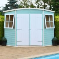 7X7 Murrow Pent Shiplap Wooden Shed With Assembly Service